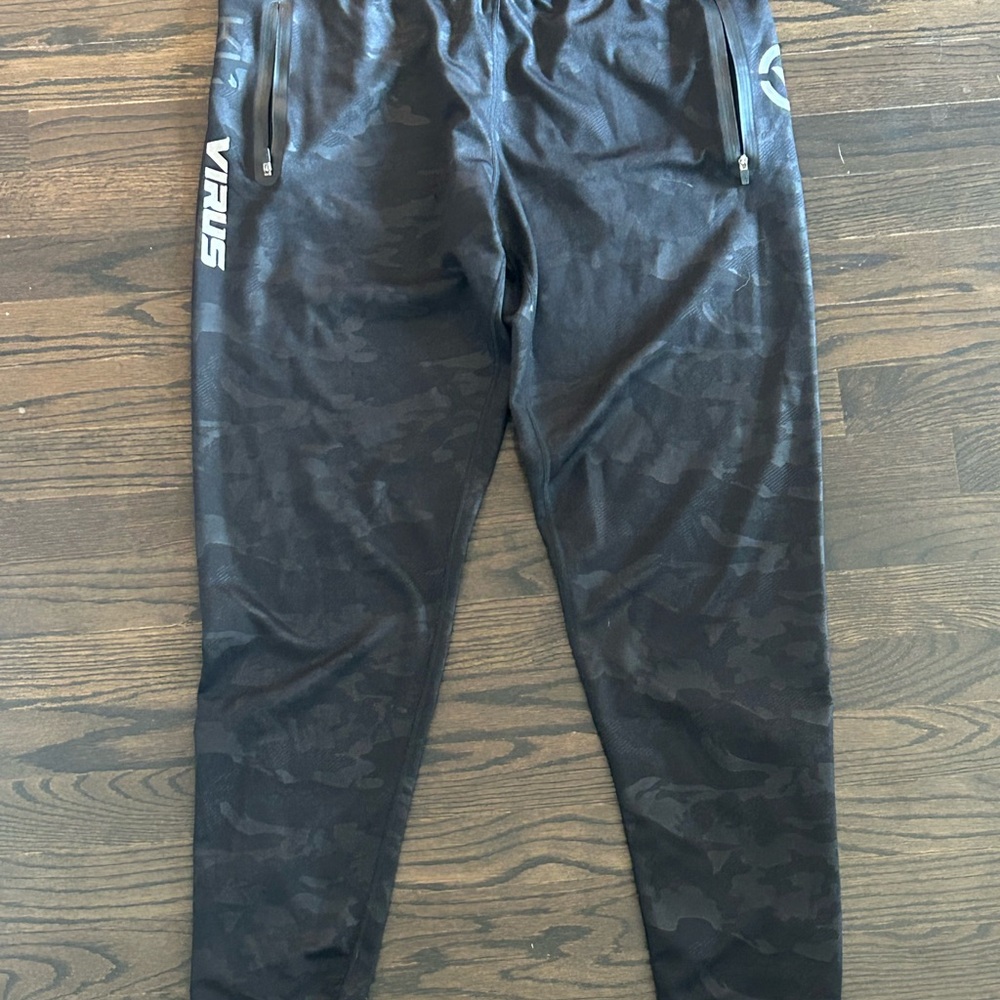 Virus Black Camo Sweatpants